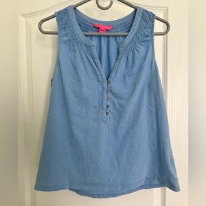 Lilly Pulitzer Light Blue Tank Top